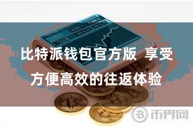 比特派钱包官方版  享受方便高效的往返体验