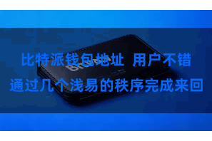 比特派钱包地址  用户不错通过几个浅易的秩序完成来回